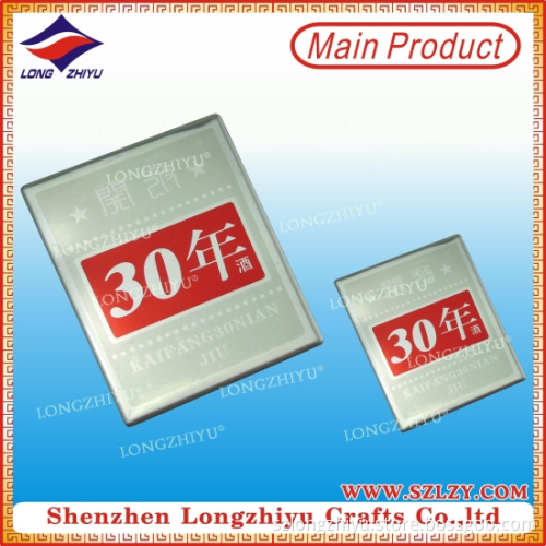 Customized Aluminum Metal Label Engraved Metal Labels